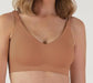 A Beige Bras from Bravado in size S for maternity. (Front View)