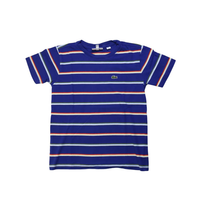 A Multicolour Short Sleeve T Shirts from Lacoste in size 8Y for boy. (Front View)