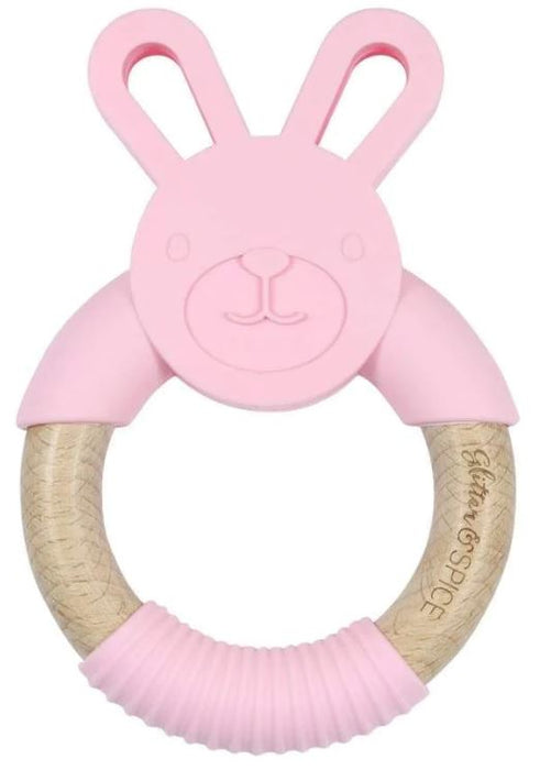 A Pink Wooden Toys from Glitter & Spice in size O/S for girl. (Front View)