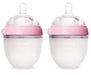 A Pink Utensils & Containers from Como Tomo in size 0-3M for girl. (Front View)