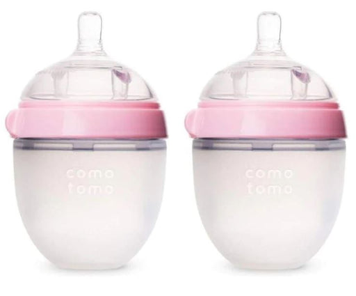 A Pink Utensils & Containers from Como Tomo in size 3-6M for girl. (Front View)