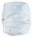 A White Cloth Diapers from Baby BeeHinds in size O/S for neutral. (Front View)