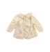 A Beige Long Sleeve Tops from Babe & Tess in size 6-12M for girl. (Back View)