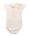 A White Short Sleeve Bodysuits from Bonpoint in size 12-18M for girl. (Front View)