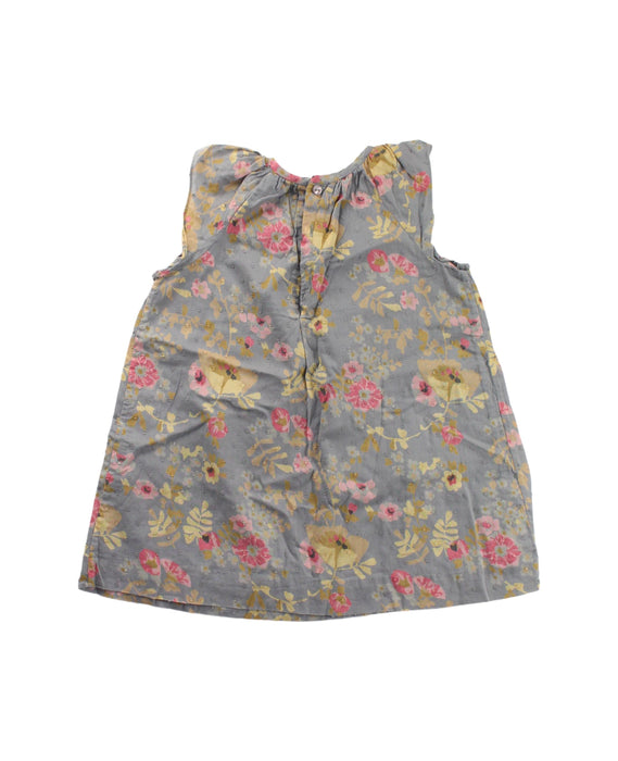 A Grey Sleeveless Dresses from Bonpoint in size 2T for girl. (Back View)