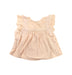 A Beige Short Sleeve Dresses from Bonheur du Jour in size 12-18M for girl. (Front View)