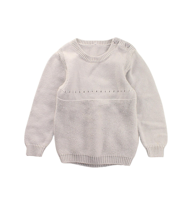 A White Knit Sweaters from Stella McCartney in size 3T for boy. (Front View)