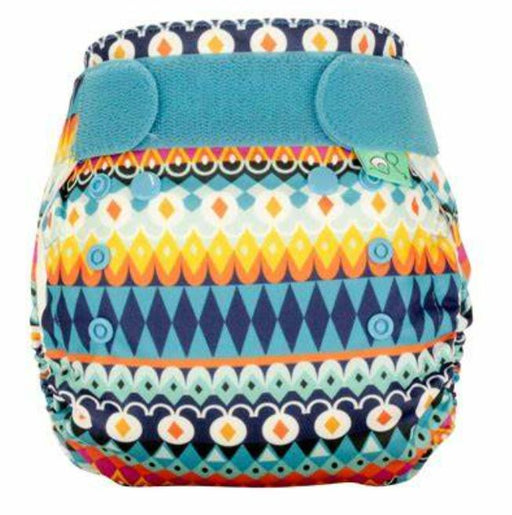 A Multicolour Cloth Diapers from TotsBots in size O/S for neutral. (Front View)