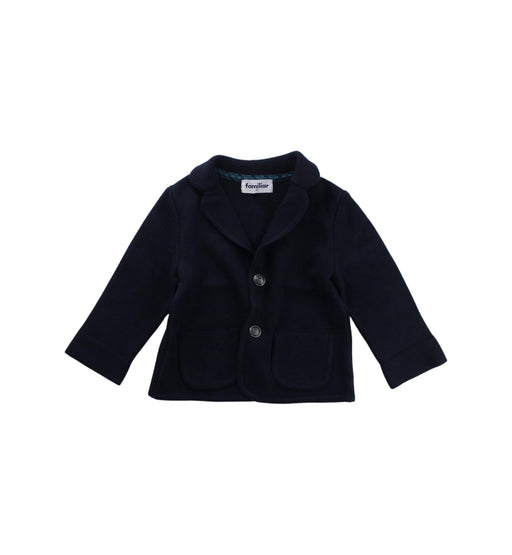 A Blue Blazers from Familiar in size 18-24M for girl. (Front View)