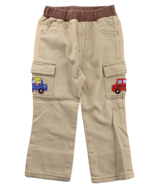 A Beige Casual Pants from Miki House in size 18-24M for girl. (Front View)