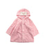 A Pink Bathrobes from Miki House in size 2T for girl. (Front View)