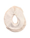 A White Bibs from MarlMarl in size O/S for girl. (Back View)