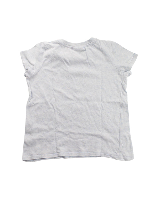 A White Short Sleeve T Shirts from Seed in size 4T for girl. (Back View)
