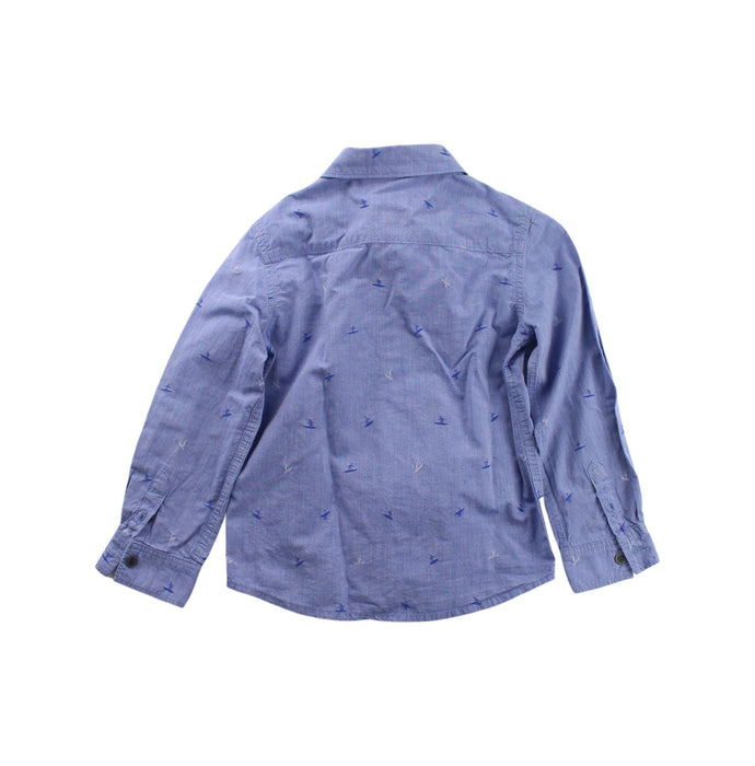 A Blue Long Sleeve Shirts from Paul Smith in size 4T for boy. (Back View)