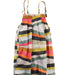 A Multicolour Sleeveless Dresses from Tea in size 4T for girl. (Back View)