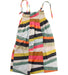 A Multicolour Sleeveless Dresses from Tea in size 4T for girl. (Front View)