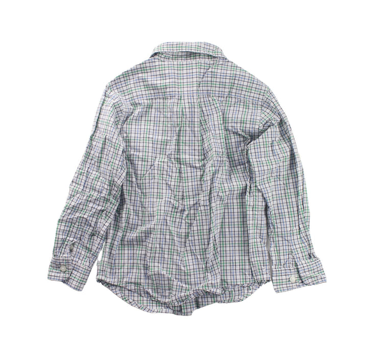 A White Long Sleeve Shirts from Janie & Jack in size 4T for boy. (Back View)