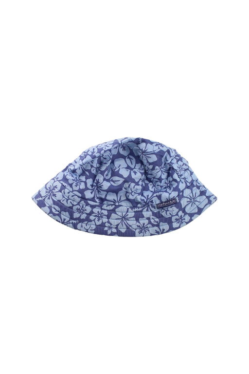 A Blue Sun Hats from Jojo Maman Bébé in size 4T for girl. (Front View)