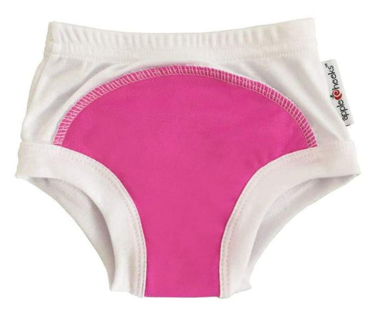 A Pink Cloth Diapers from Apple Cheeks in size O/S for girl. (Front View)