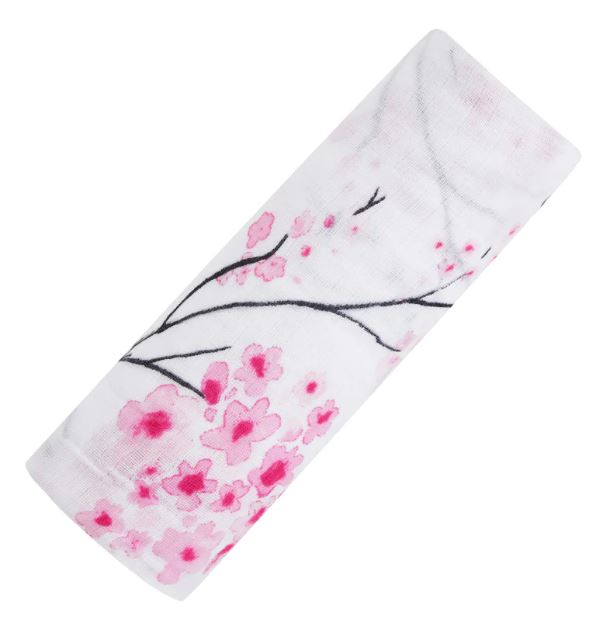 A White Swaddles from Malabar Baby in size O/S for neutral. (Front View)