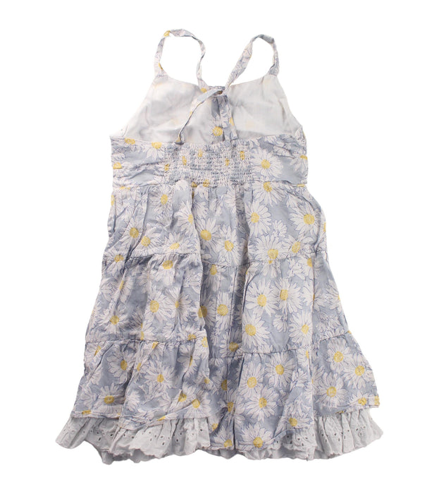 A Grey Sleeveless Dresses from Ralph Lauren in size 10Y for girl. (Back View)