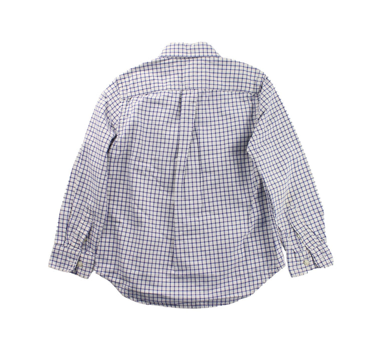 A Blue Long Sleeve Shirts from Ralph Lauren in size 5T for boy. (Back View)