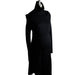 A Black Long Sleeve Dresses from Seraphine in size L for maternity. (Front View)