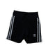 A Black Active Shorts from Adidas in size 10Y for girl. (Front View)