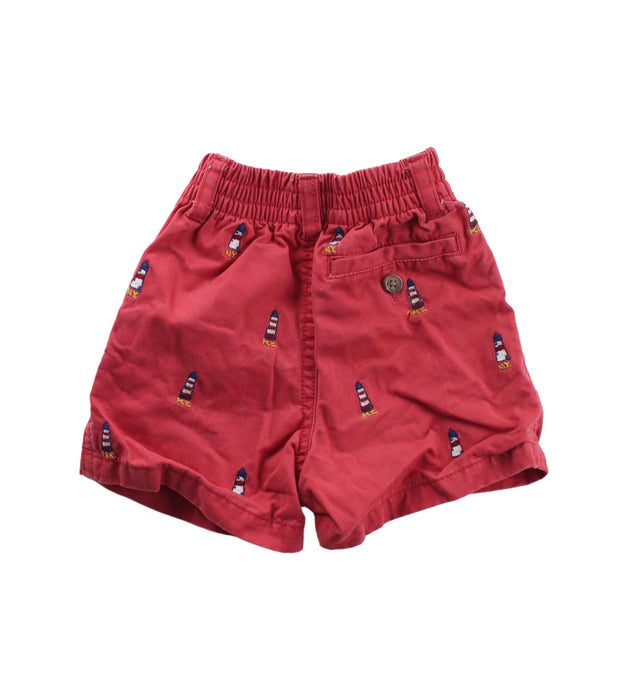 A Red Shorts from Ralph Lauren in size 6-12M for boy. (Back View)