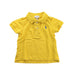 A Yellow Short Sleeve Polos from Ralph Lauren in size 6-12M for neutral. (Front View)