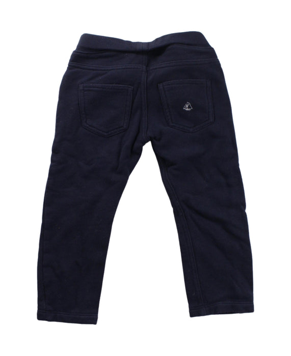 A Navy Sweatpants from Petit Bateau in size 2T for boy. (Back View)
