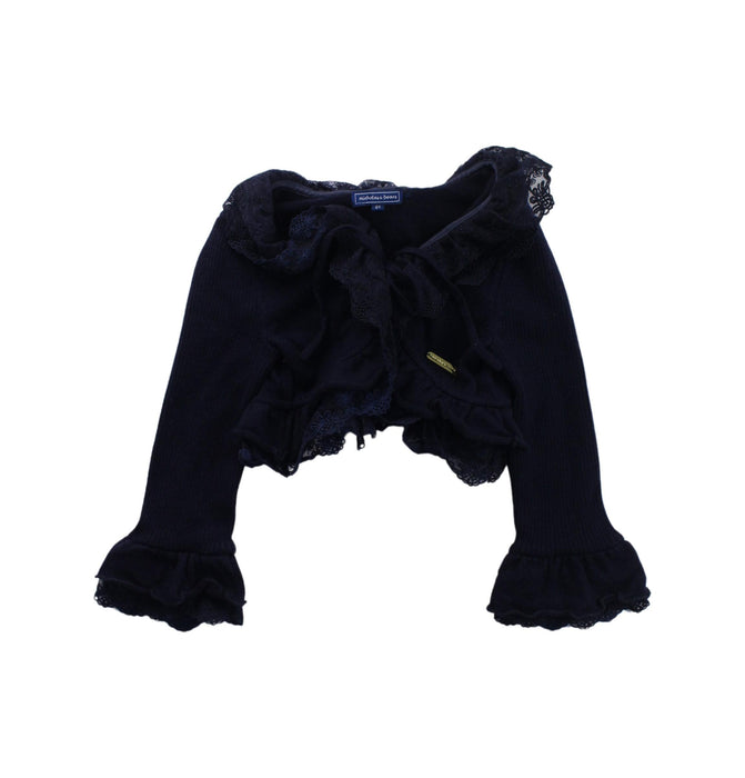 A Blue Cardigans from Nicholas & Bears in size 6T for girl. (Front View)