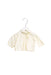 A White Long Sleeve Tops from Marie Chantal in size 0-3M for girl. (Front View)