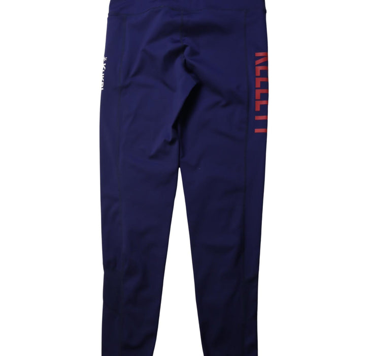 A Navy Leggings from Kellett School in size 11Y for girl. (Back View)