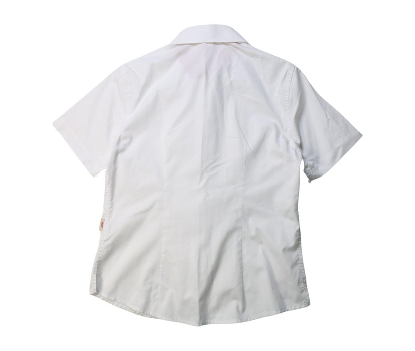 A White Short Sleeve Shirts from Kellett School in size 11Y for girl. (Back View)