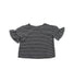 A Black Short Sleeve Tops from Seed in size 4T for girl. (Back View)