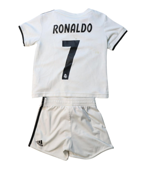 A Black Shorts Sets from Adidas in size 12-18M for boy. (Back View)