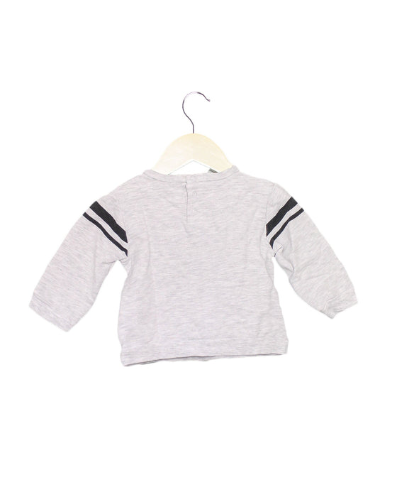 A Grey Crewneck Sweatshirts from Karl Lagerfeld in size 6-12M for boy. (Back View)