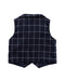 A Blue Suit Vests from Miniclasix in size 6-12M for boy. (Back View)