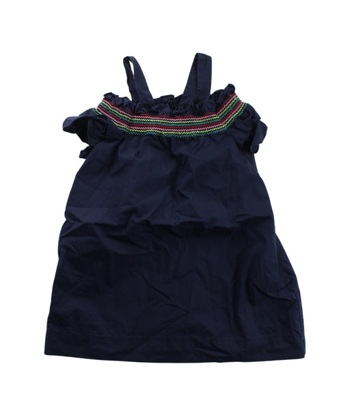 A Blue Short Sleeve Dresses from Crewcuts in size 2T for girl. (Front View)