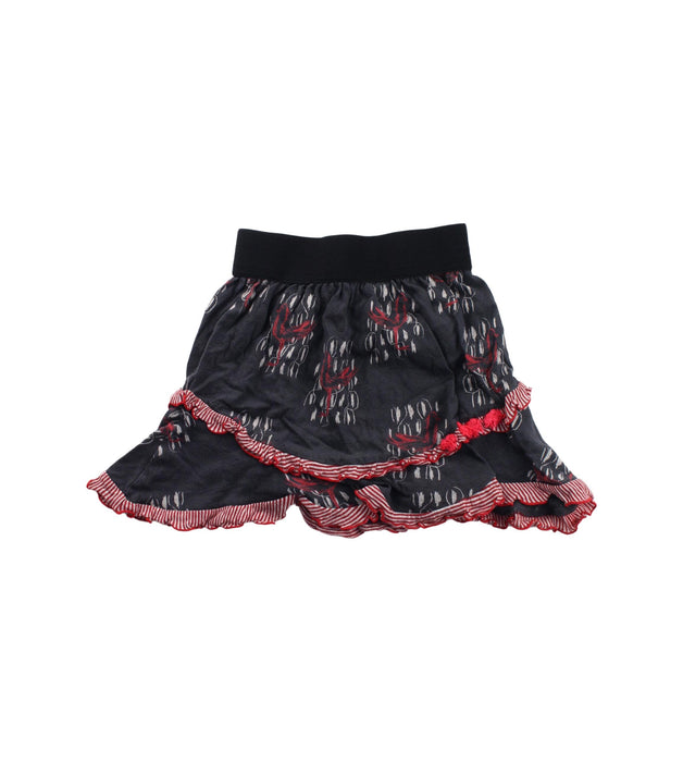 A Black Skirt Sets from Wafflish Waffle in size 3T for girl. (Back View)