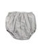 A Grey Bloomers from Bonton in size 3-6M for neutral. (Front View)