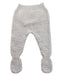 A White Leggings from Nanos in size 0-3M for neutral. (Front View)
