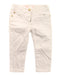A White Casual Pants from Crewcuts in size 2T for boy. (Front View)