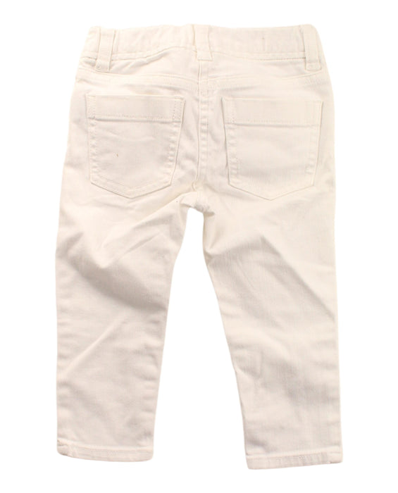 A White Casual Pants from Crewcuts in size 2T for boy. (Back View)