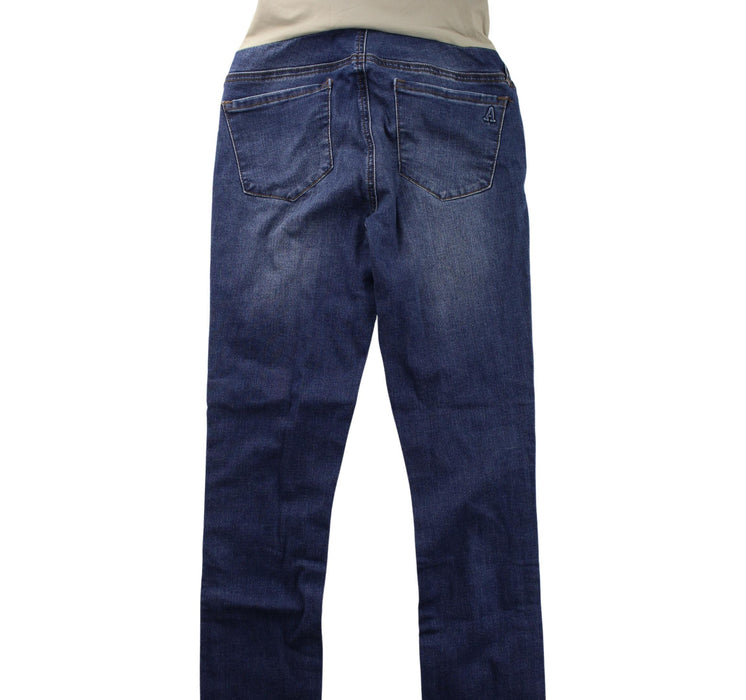 A Blue Jeans from Articles of Society in size M for maternity. (Back View)