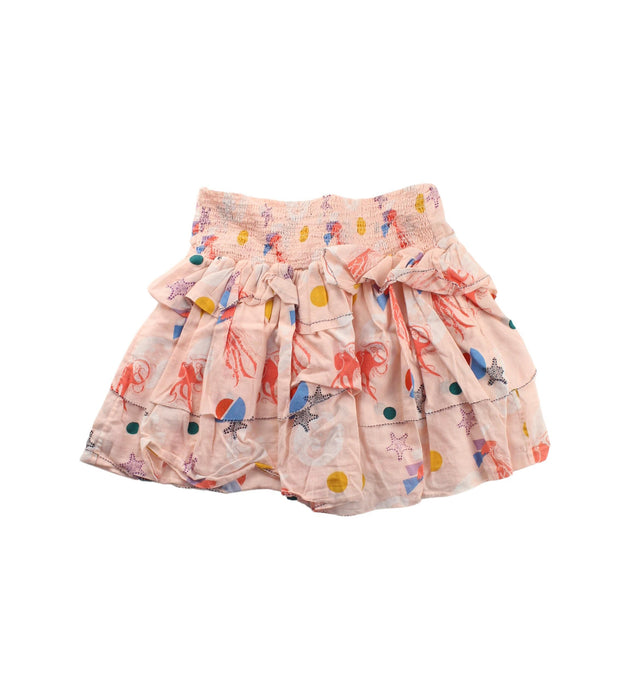 A Peach Short Skirts from Velveteen in size 10Y for girl. (Back View)