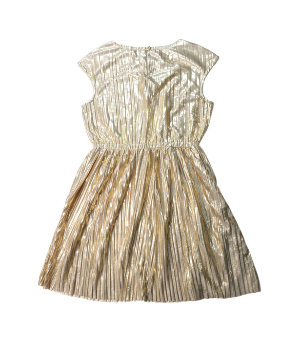 A Gold Short Sleeve Dresses from Crewcuts in size 8Y for girl. (Back View)