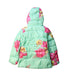 A Multicolour Puffer/Quilted Jackets from Kingkow in size 10Y for girl. (Back View)