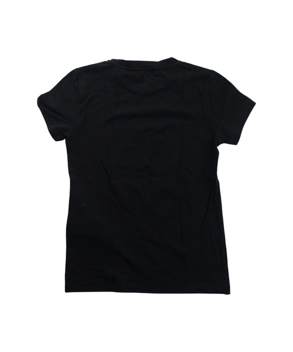 A Black Short Sleeve T Shirts from Young Versace in size 10Y for girl. (Back View)